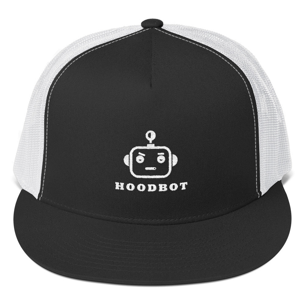 HOODBOT Robo (White) Trucker Cap
