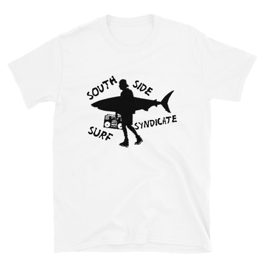 South Side Surf Syndicate Shark Walk Unisex T-Shirt