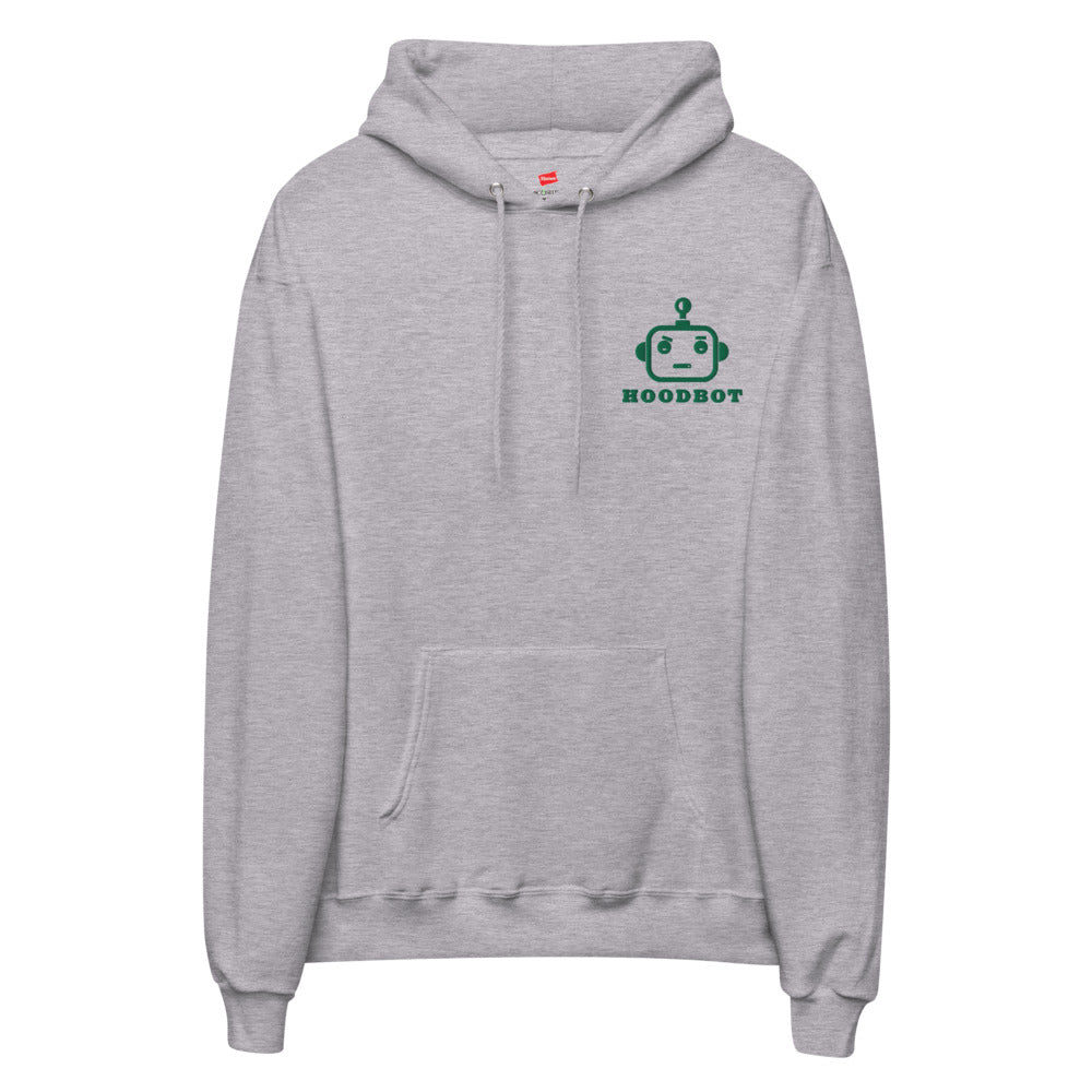 HOODBOT Green Unisex fleece hoodie